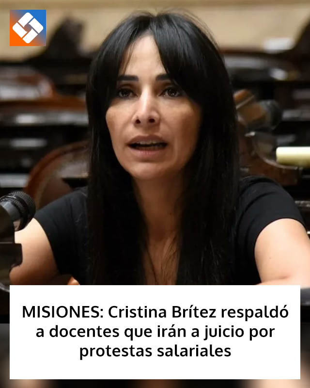 MISIONES: Cristina Brítez respaldó a docentes que irán a juicio por protestas salariales