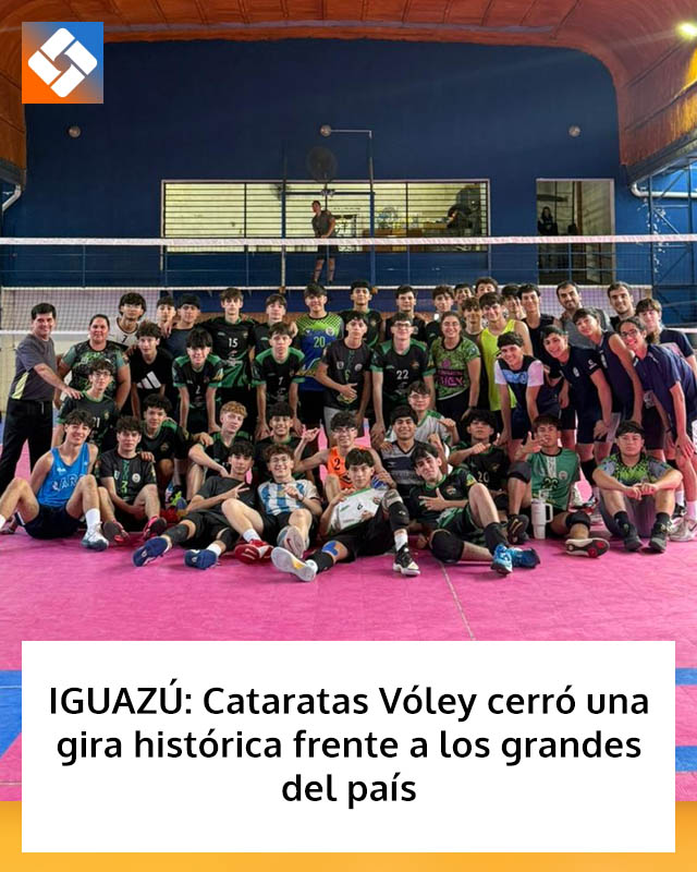 IGUAZÚ: Cataratas Vóley cerró una gira histórica frente a los grandes del país