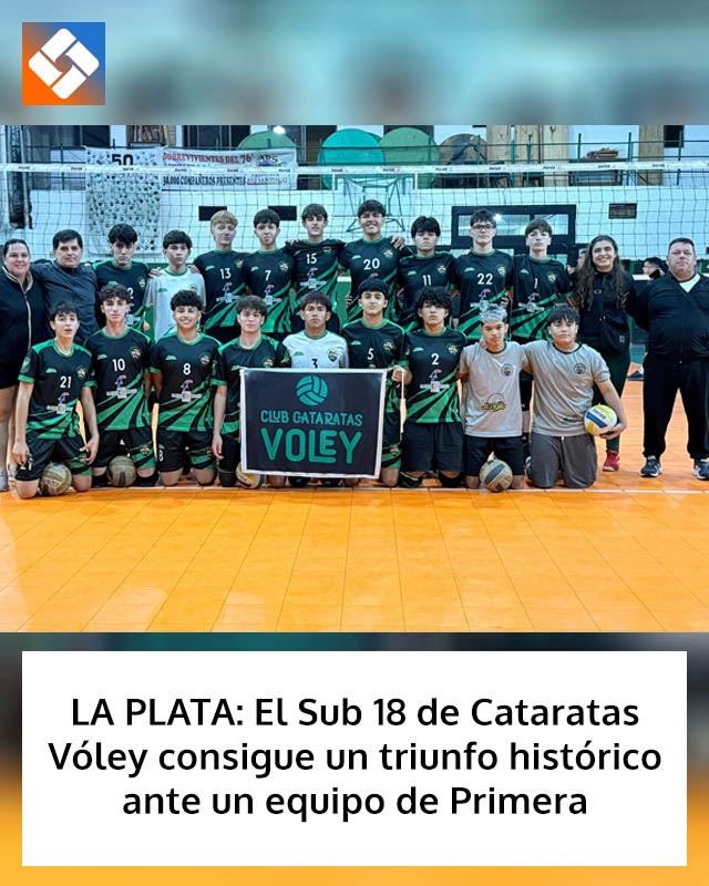 LA PLATA: El Sub 18 de Cataratas Vóley consigue un triunfo histórico ante un equipo de Primera