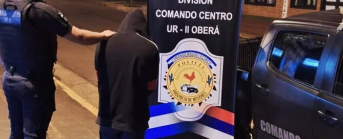 OBERÁ: Detuvieron a un joven por el robo y choque de una camioneta