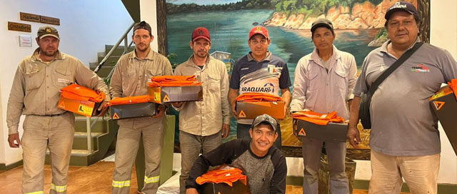 PUERTO ESPERANZA: Entregaron nueva indumentaria de trabajo al personal de Obras Públicas