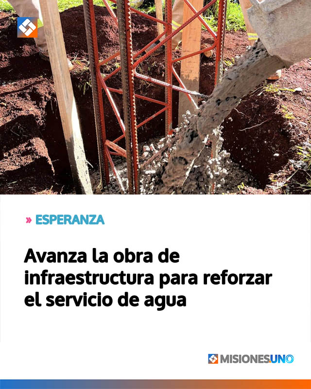 Avanza la obra de infraestructura para reforzar el servicio de agua