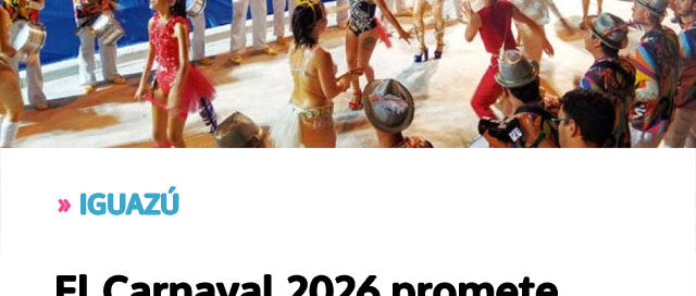 IGUAZÚ: El Carnaval 2026 promete tres noches de ritmo, color y tradición en la Costanera