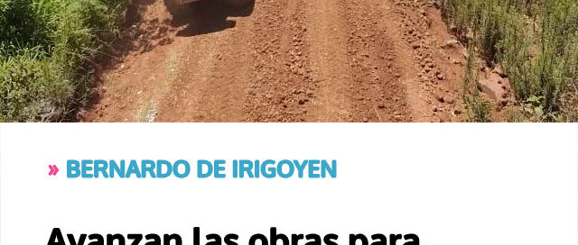 Avanzan las obras para mejorar la circulación en un barrio con calles terradas