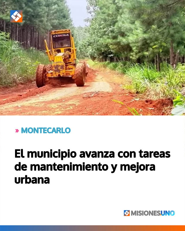 El municipio avanza con tareas de mantenimiento y mejora urbana