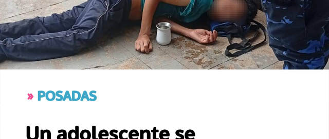 Un adolescente se descompensó frente a una comisaría y fue asistido de urgencia por la Policía