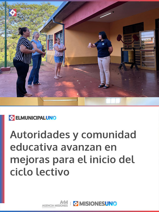 Autoridades y comunidad educativa avanzan en mejoras para el inicio del ciclo lectivo