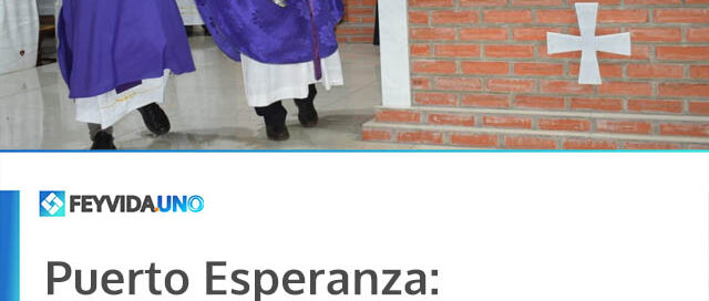 Puerto Esperanza: consagraron el altar y dedicaron el templo de la parroquia San Nicolás de Flüe