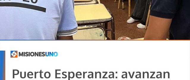 Puerto Esperanza: avanzan gestiones del Boleto Estudiantil Gratuito para alumnos del BOP 20