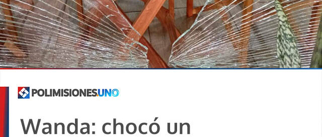 Wanda: chocó un comercio, se dio a la fuga y fue detenido tras una persecución