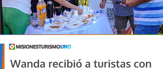 Wanda recibió a turistas con un desayuno regional en el inicio del fin de semana largo de Semana Santa