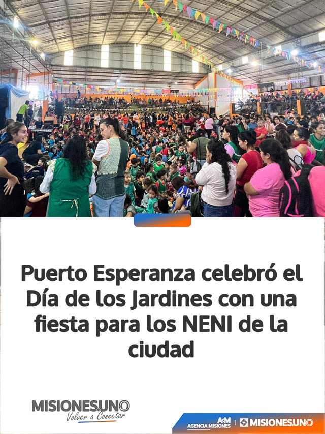 Puerto Esperanza celebró el Día de los Jardines con una fiesta para los NENI de la ciudad Puerto Esperanza celebró el Día de los Jardines con una fiesta para los NENI de la ciudad